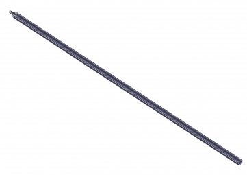 Axle, 97” (246 cm) Pre Threaded Aluminium Tarp Axle w/Stub Shaft